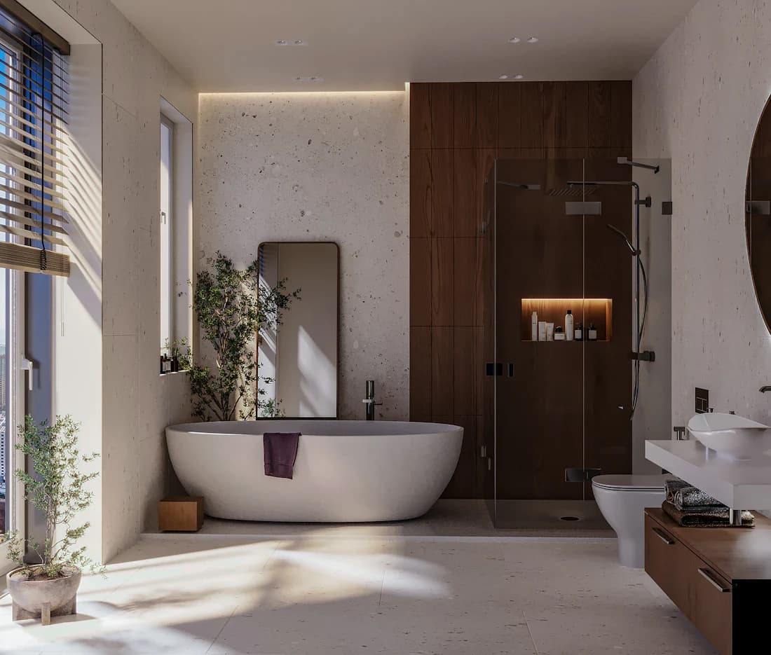 Moderne badkamer